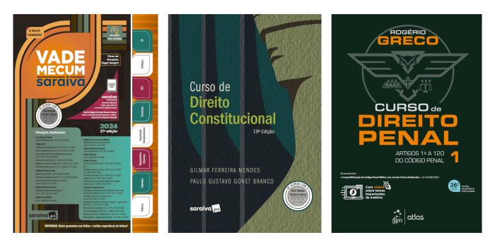 Livros recomendados para estudar e se preparar para a prova da OAB